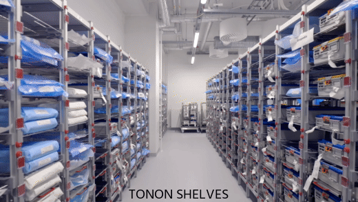 Innovative shelving solutions from Tonon