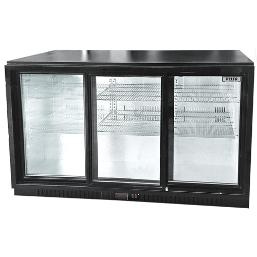 Backbar Bottle Cooler Sliding Glass Door Southern