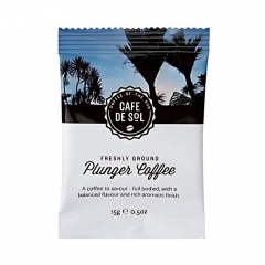 Cafe De Sol Plunger Coffee 15gm - 100 per carton