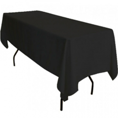 Tablecloth Polyester Black