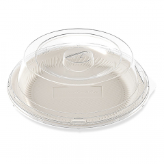 Aladdin Crystal High Heat Entree dome 230mm Clear Carton of 12