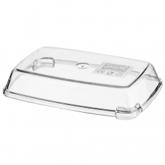 Aladdin Poliware Rectangle Bowl Cover 180mm Clear Carton of 40
