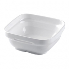 Aladdin Poliware Square Bowl 300ml White Carton of 16