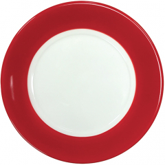 Accolade Senior Plate with Red Rim