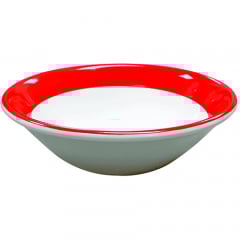 Accolade Senior Cereal Bowl 16cm with Red Rim