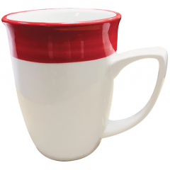 Accolade Senior Mug 300ml with Red Rim