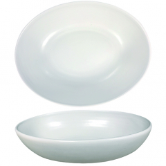 Accolade Claystone Ice Deep Oval Bowl 22cm