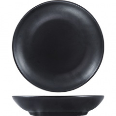 Accolade Nero Satin Coupe Deep Plate