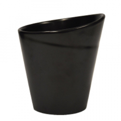 Basics Chip Cup Matte Black 90x102mm