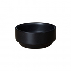 Basics Dish 75x30mm Matte Black Stackable