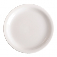 Basics Narrow Rim Plate White 252mm