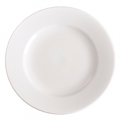 Basics Round Plate White 185mm