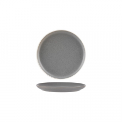 Tablekraft Urban Round Coupe Plate 200mm Grey