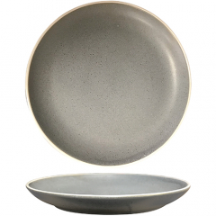 Tablekraft Urban Round Coupe Plate Grey