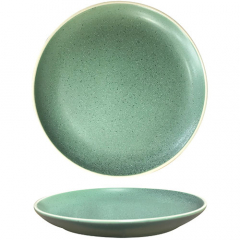 Tablekraft Urban Round Coupe Plate Green