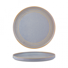 Tablekraft Urban Round Coupe Plate Azure Blue