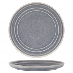 Tablekraft Linea Round Coupe Plate Ocean Blue