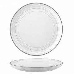 Tablekraft Linea Round Coupe Plate White