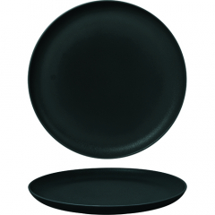 Baralee Sand Flat Round Coupe Plate Jet Black