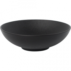 Baralee Sand Shallow Bowl Jet Black