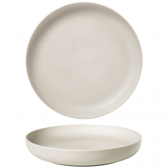 Baralee Sand Deep Round Coupe Plate Cream Quartz