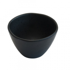 Pro.mundi Cafe Nero Dish 90mm Black with Speckles