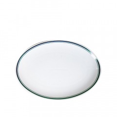Pro.mundi Plaza Oval Coupe Plate 285mm Garden Green