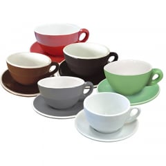 Roma Cappuccino 190ml Cups and Saucers