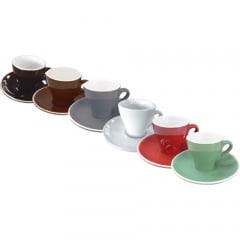 Roma Tulip 140ml Cups and Saucers
