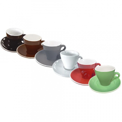 Roma Tulip 140ml Cups and Saucers