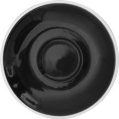 Roma by Essentials Collection Black Tulip Saucer