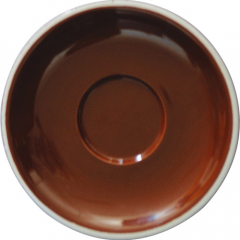 Roma by Essentials Collection Brown Tulip Saucer