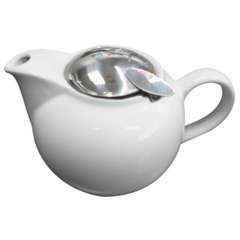 Roma Teapot with Infuser 450ml White