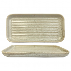 Temuka Wave Platter 260 x 130mm Sea Spray