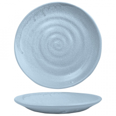 Temuka Potter's Mark Plate Blue Mist