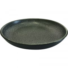 Temuka Pottery Classic Coupe Deep Plate 28cm Black Foam