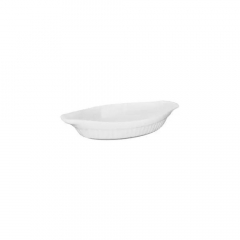 Oval Au Ribbed Gratin Dish with Handles 225ml