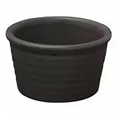 Zuma Ramekin 50x85mm Ribbed Charcoal