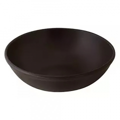 Zuma Round Bowl 195X60mm Charcoal