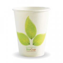 ioCup Single Wall 390ml Printed Leaf 50 Pack