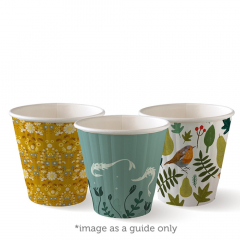 BioCup Double Wall 90mm 296ml Art Series Pack of 50