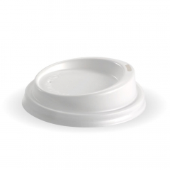BioCup PS Lid for 8, 10 & 12 (80mm) oz Cup White 50/Pack