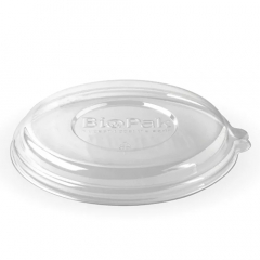 BioPak 24, 32 & 40oz PET Bowl Lid Clear Pack of 50