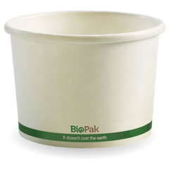 Biopak 8oz White Biobowl