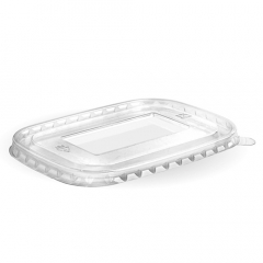 Biopak Rectangle RPET Lid Clear
