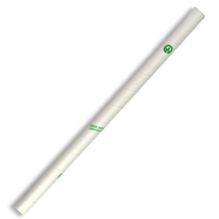Biopak Smoothie White Paper Straw 10x197mm