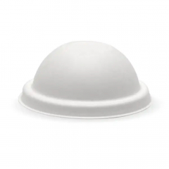Biopak 8oz Plant Fibre Dome Ice Cream Cup Lid,P/Pack-50