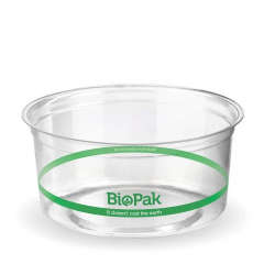 Biopak 360ml Clear Bowl,P/Pack-50