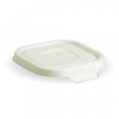 Biopak White Plant Fibre Takeaway Lid