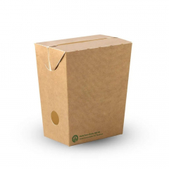 Biopak Unlined Enclosed Chip Box